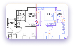 图片转工程图转换前后对比